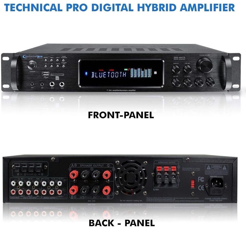 Technical Pro-3500w Hybrid Digital Amplifier